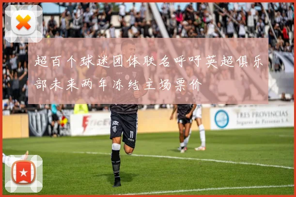 超百个球迷团体联名呼吁英超俱乐部未来两年冻结主场票价