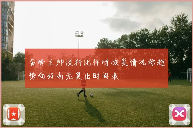 黄蜂主帅谈科比怀特恢复情况称趋势向好尚无复出时间表