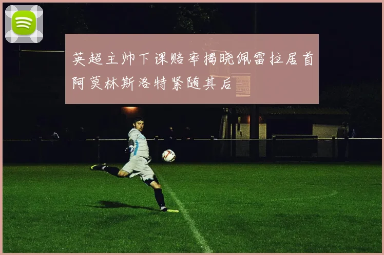 英超主帅下课赔率揭晓佩雷拉居首阿莫林斯洛特紧随其后